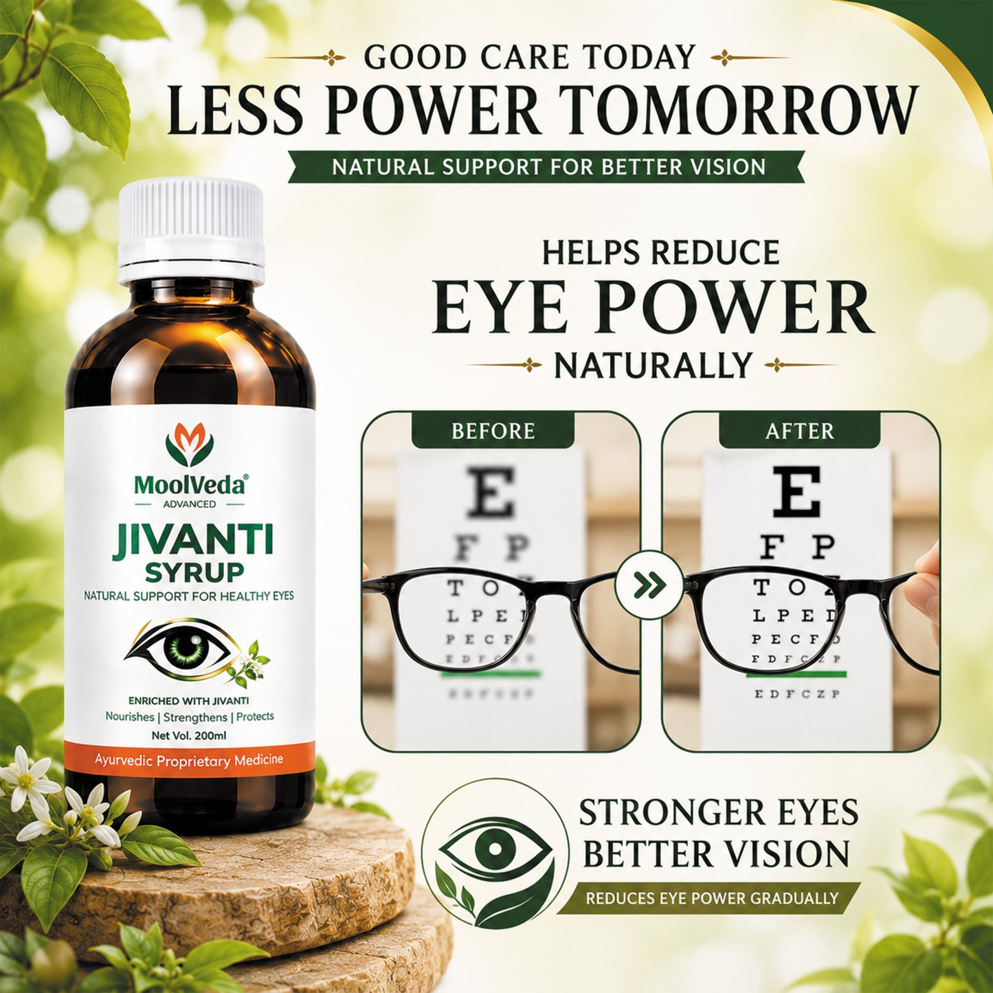 Moolveda Jivanti Syrup for Eye Wellness, 200ml