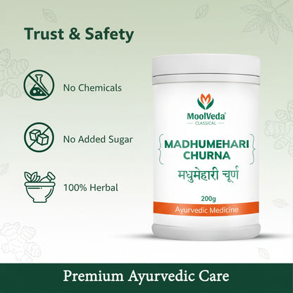 Moolveda Madhumehari Churna for Diabetes Care 200gm