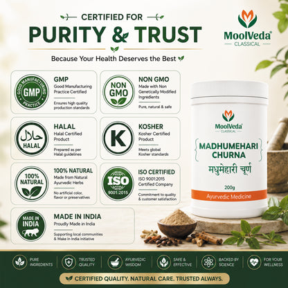 Moolveda Madhumehari Churna for Diabetes Care 200gm