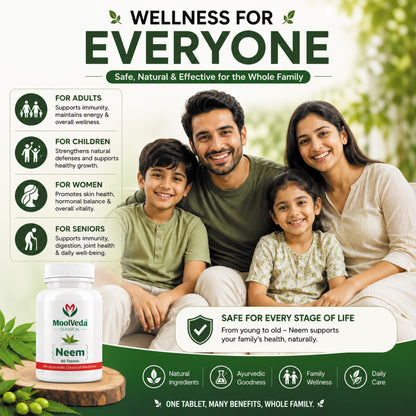 Moolveda Neem Tablets 60 Tablets