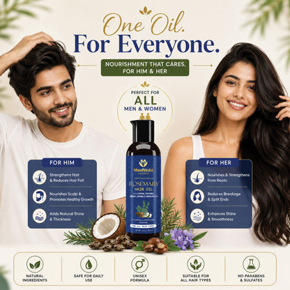 Moolveda Pure Rosemary Hair Oil-100ml