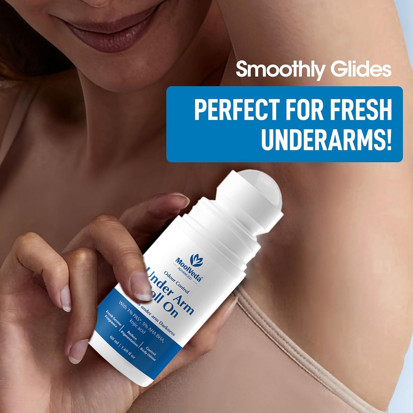 Moolveda Underarm Roll On 60ml