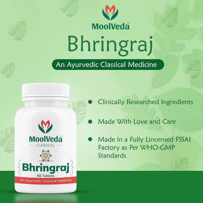 Moolveda Bhringraj 60 Tablets