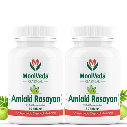 Moolveda Amalaki Rasayan 60 Veg Tablets (Pack Of 2)