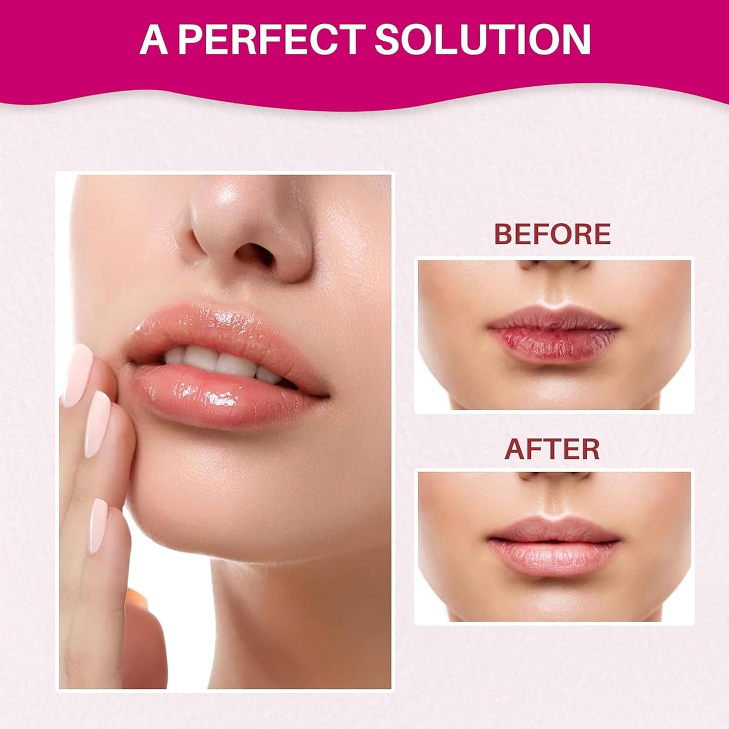 Moolveda Lip Balm Roll on with beetroot rose & 100% edible ingredients & no chemicals, 10ml