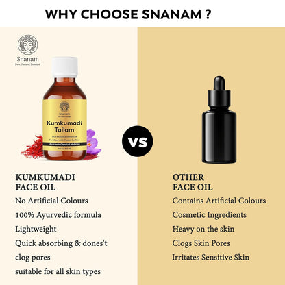 Snanam Kumkumadi Tailam Face Oil 100 ml