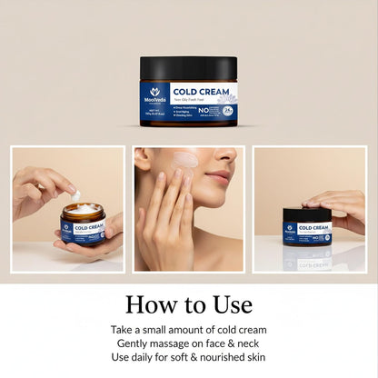 Moolveda Deep Nourishing Cold Cream for Winter, 100gm