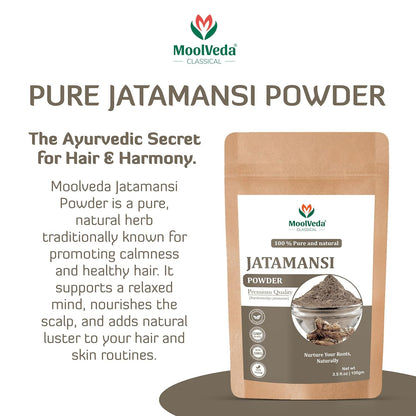Moolveda Jatamansi Root Powder-100gm