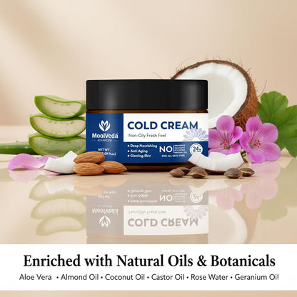 Moolveda Deep Nourishing Cold Cream for Winter, 100gm