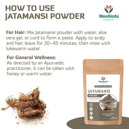 Moolveda Jatamansi Root Powder-100gm