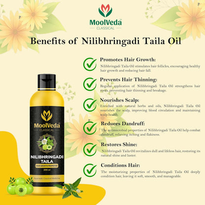 Moolveda Neelibringadi Neelibhringadi Keram/ Tailam 200ml Pack of 2