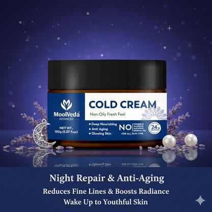 Moolveda Deep Nourishing Cold Cream for Winter, 100gm