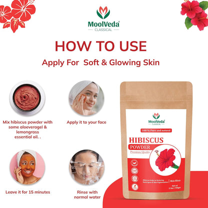 Moolveda Hibiscus Powder, 100 gm