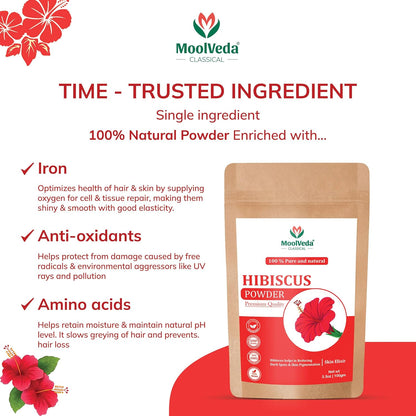 Moolveda Hibiscus Powder, 100 gm
