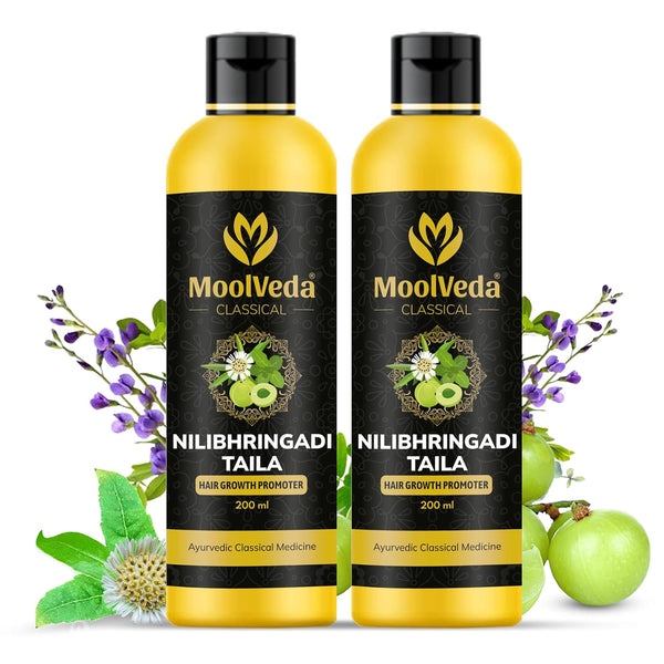 Moolveda Neelibringadi Neelibhringadi Keram/ Tailam 200ml Pack of 2