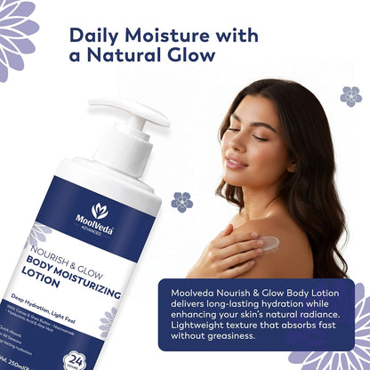 Moolveda Nourishing & Glow Body moisturizing Lotion 250ml