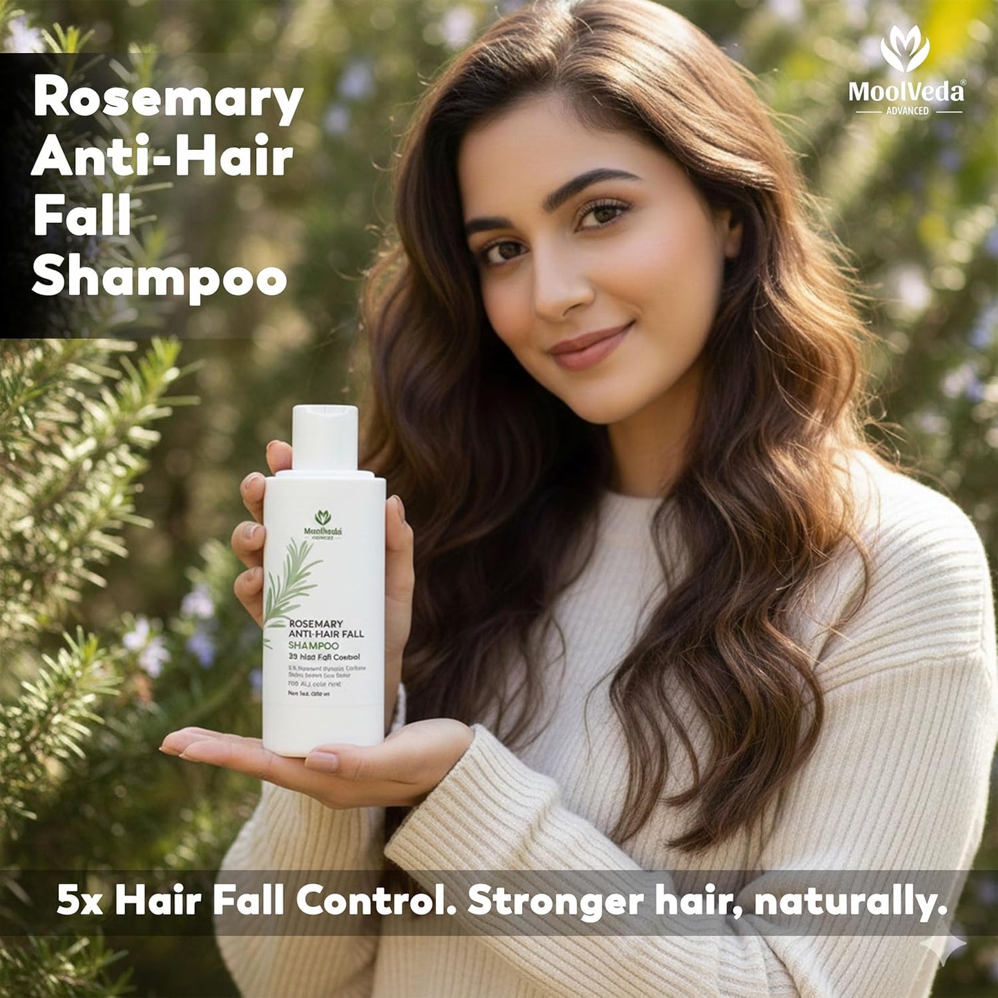 Moolveda Rosemary Anti Hair Fall Shampoo 250ml, 200ml