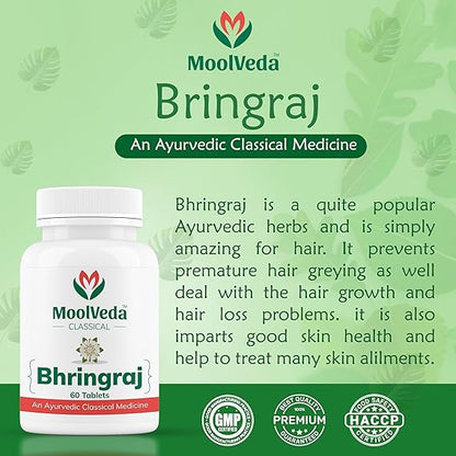 Moolveda Bhringraj 60 Tablets