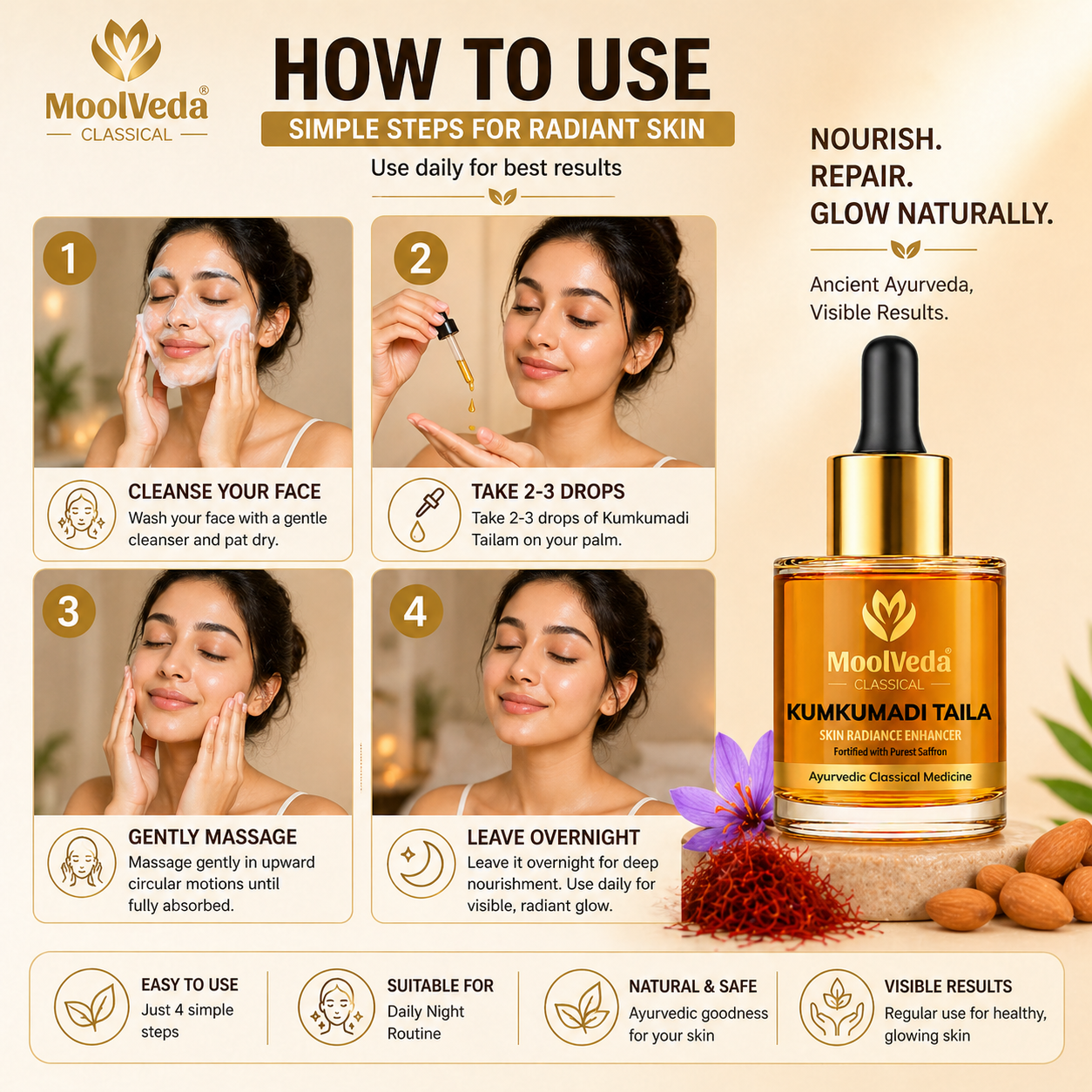 Moolveda Kumkumadi tailam-20ml