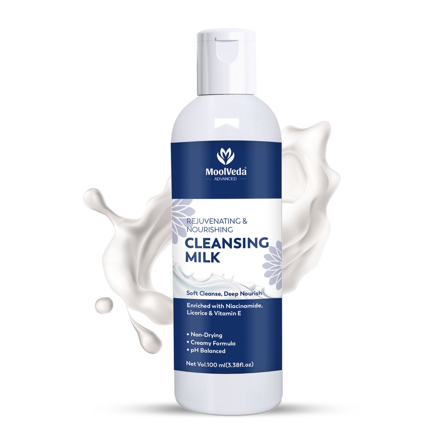 Moolveda Rejuvenating & Nourishing Cleansing Milk 100ml