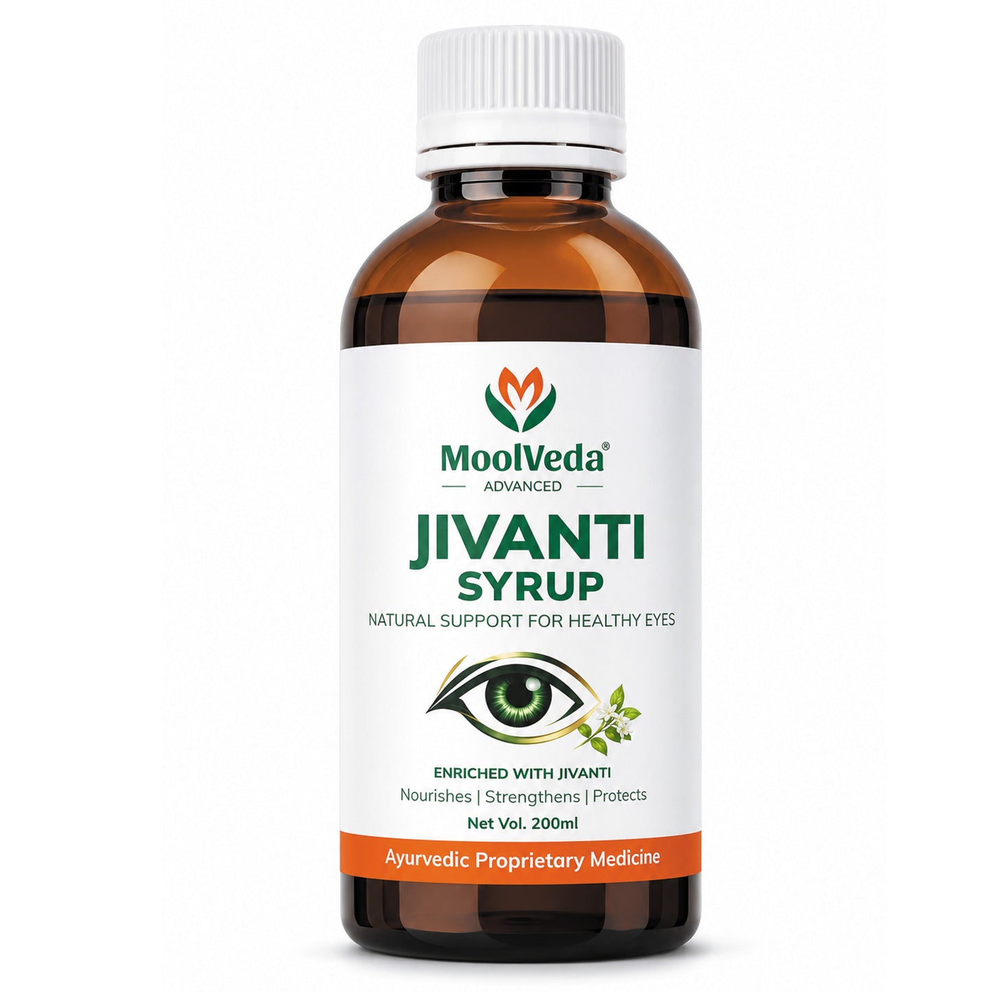 Moolveda Jivanti Syrup for Eye Wellness, 200ml