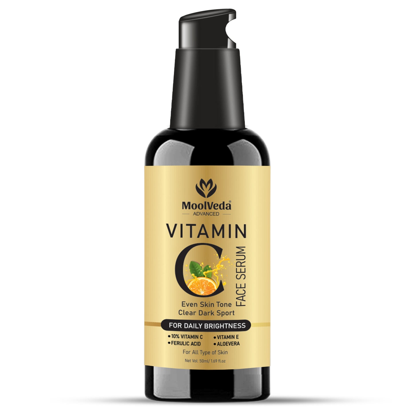 Vitamin C Face Serum 50ml for Glowing Skin | Reduces Dark Spots, Pigmentation & Fine Lines | Brightening, Anti-Aging & Hydrating Serum for All Skin Types