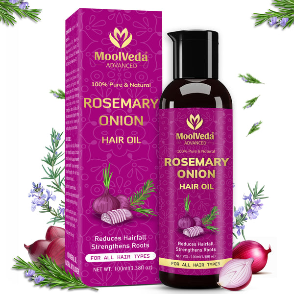 Moolveda Rosemary Onion Hair Oil 100ml