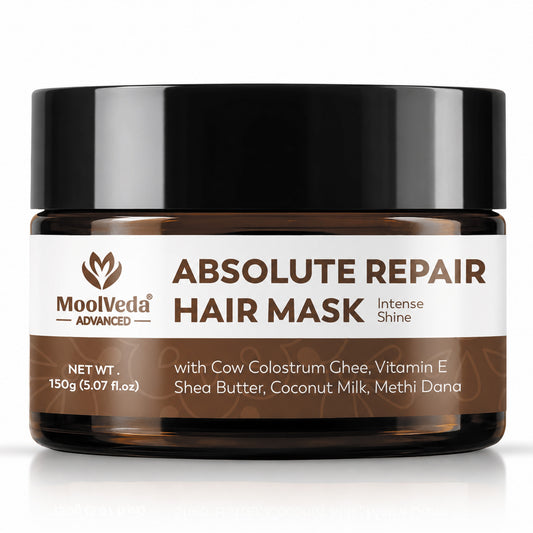 Moolveda Absolut Repair Hair Mask For Frizzy, Dry & Damaged Hair, 150gm