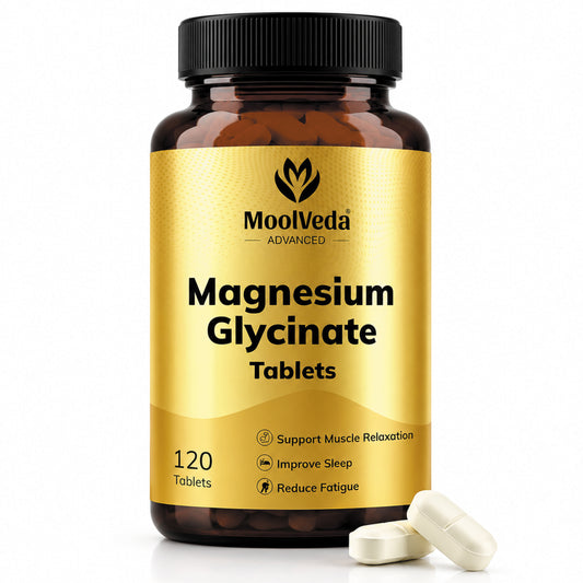 Magnesium Glycinate Tablets 2000mg | High Absorption Magnesium for Deep Sleep, Relaxation & Muscle Recovery | 120 Tablets