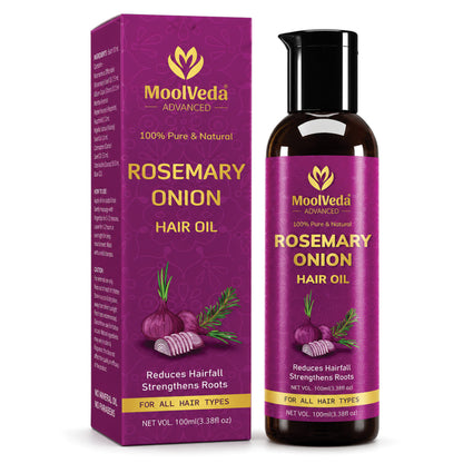 Moolveda Rosemary Onion Hair Oil 100ml