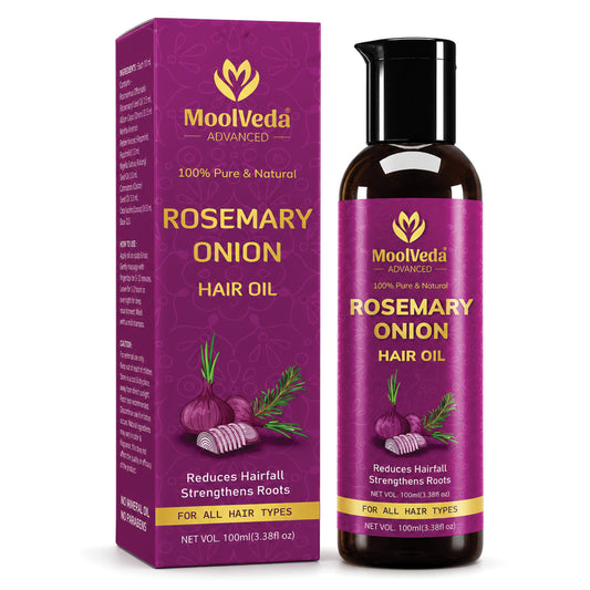 Moolveda Rosemary Onion Hair Oil 100ml