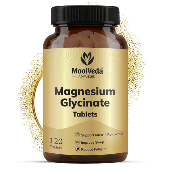 Magnesium Glycinate Tablets 2000mg | High Absorption Magnesium for Deep Sleep, Relaxation & Muscle Recovery | 120 Tablets