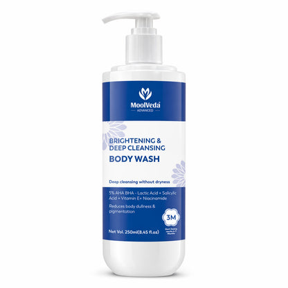 Moolveda Daily Exfoliating Body Wash Shower Gel 250ml