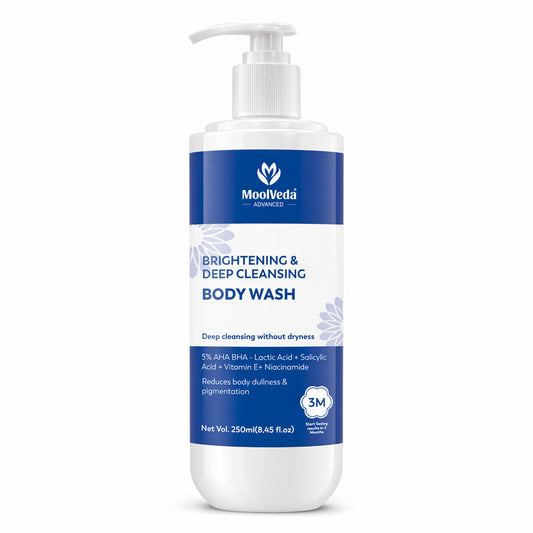 Moolveda Daily Exfoliating Body Wash Shower Gel 250ml