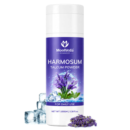 Moolveda Harmosum Talcum Powder For Face & Body - 100gm