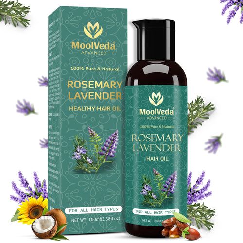 Moolveda Rosemary Lavender Hair Oil-100ml