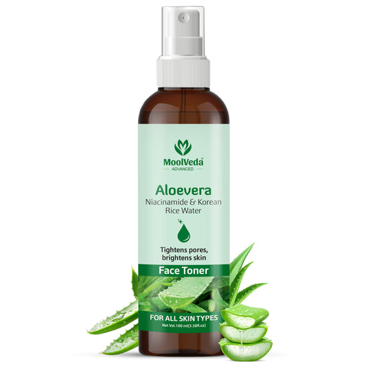 Moolveda Aloe Vera Niacinamide & Korean Rice Water Face Toner - 100ml