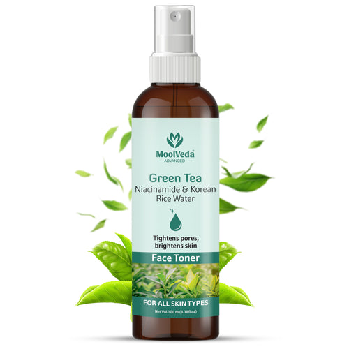 Moolveda Green Tea Niacinamide & Korean Rice Water Face Toner - 100ml