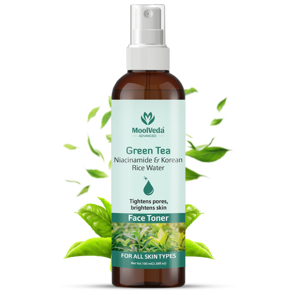 Moolveda Green Tea Niacinamide & Korean Rice Water Face Toner - 100ml