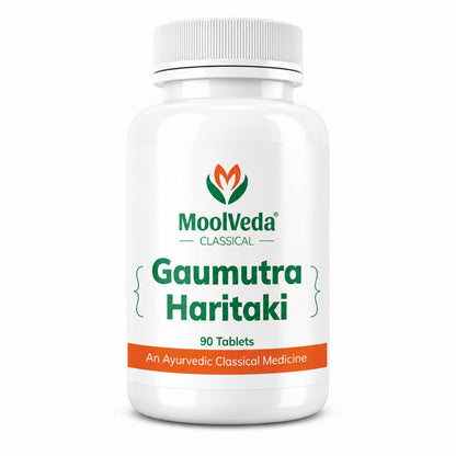 Moolveda Gaumutra Haritaki Ayurvedic Tablets, 90 Count