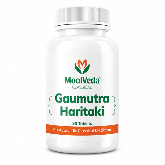 Moolveda Gaumutra Haritaki Ayurvedic Tablets, 90 Count