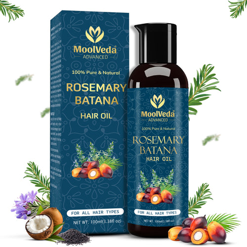 Moolveda Rosemary Batana Hair oil - 100ml