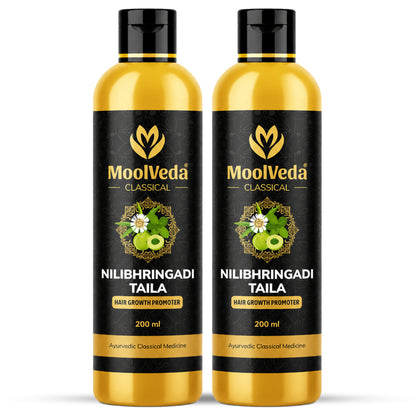 Moolveda Neelibringadi Neelibhringadi Keram/ Tailam 200ml Pack of 2