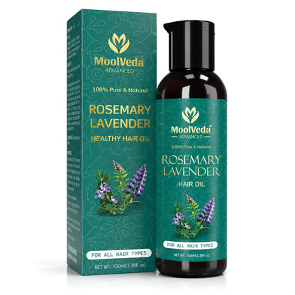 Moolveda Rosemary Lavender Hair Oil-100ml