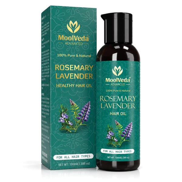 Moolveda Rosemary Lavender Hair Oil-100ml