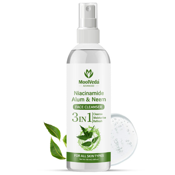 Moolveda Niacinamide, Alum & Neem Face Cleanser-100ml