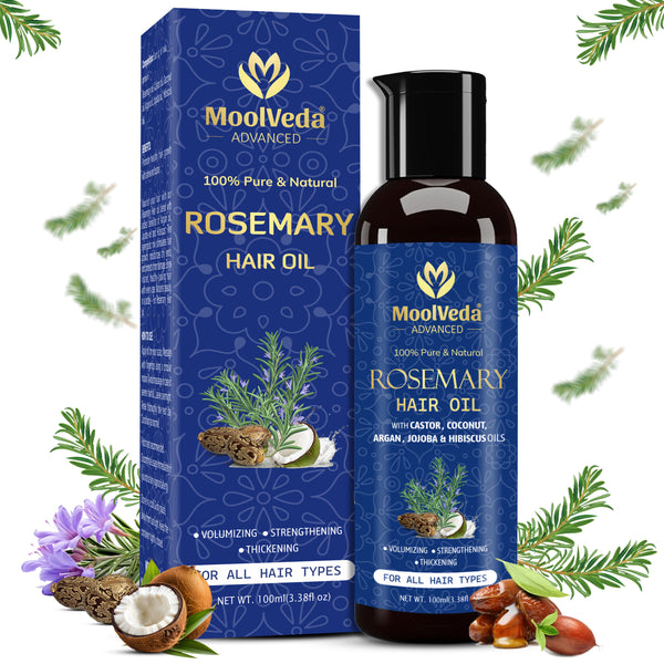 Moolveda Pure Rosemary Hair Oil-100ml