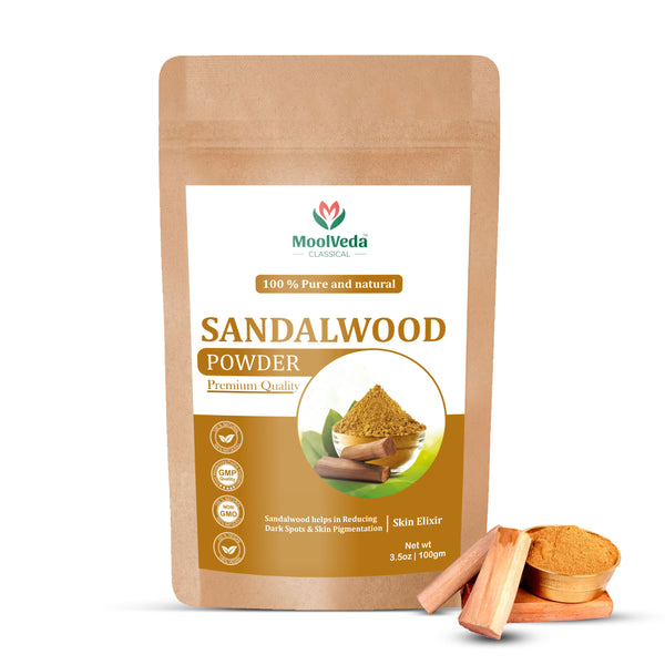 Moolveda Sandalwood Powder, 100 gm